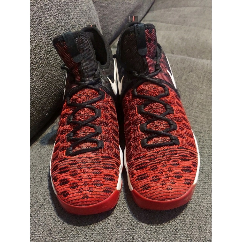 Nike Zoom KD 9 BRED Red Black Durant  Air Jordan 11 XI 843392-610 Mens 11.5 Shoe
